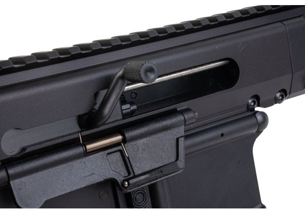 Double Eagle DWS-180 13.9 GBB エアソフトライフル（ブラック） - 折りたたみ式ストック、Dmag付き-AIRSOFT GOGO エアガン・サバゲー用品通販