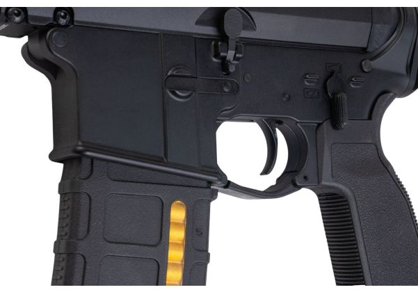 Double Eagle DWS-180 13.9 GBB エアソフトライフル（ブラック） - 折りたたみ式ストック、Dmag付き-AIRSOFT GOGO エアガン・サバゲー用品通販