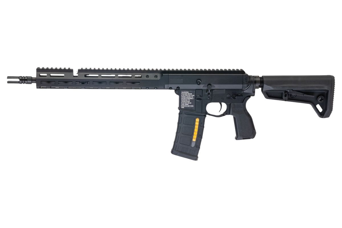 Double Eagle DWS-180 13.9 GBB エアソフトライフル（ブラック） - Dmag バッファーーチューブ付き-AIRSOFT GOGO エアガン・サバゲー用品通販