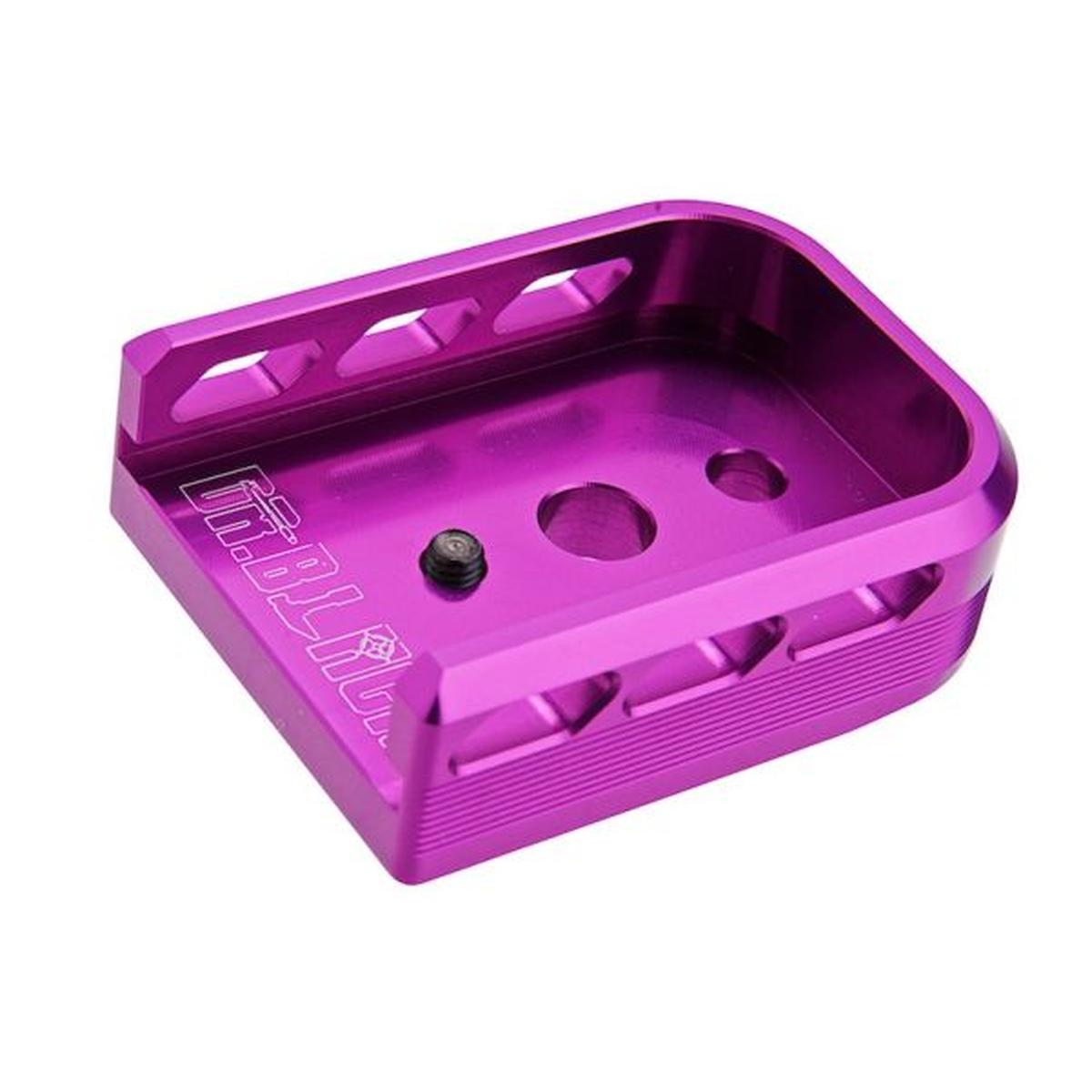 DR. BLACK 東京マルイ ハイキャパ 5.1 GBB マガジンベース (アルミニウム、タイプ B、パープル)-AIRSOFT GOGO エアガン・サバゲー用品通販