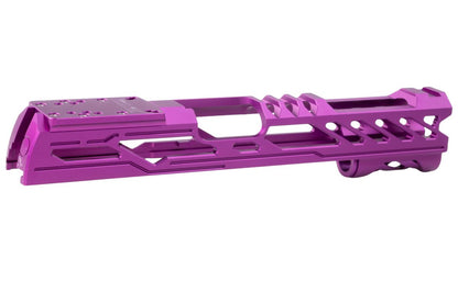 Dr. Black 東京マルイ ハイキャパ 5.1 GBB オプティクス レディGBBスライド タイプY (アルミニウム / アルミ、紫)-AIRSOFT GOGO エアガン・サバゲー用品通販