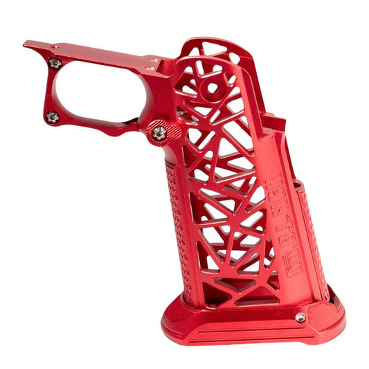 Dr. Black 東京マルイ ハイキャパ GBB アルミグリップ (タイプA、赤)-AIRSOFT GOGO エアガン・サバゲー用品通販