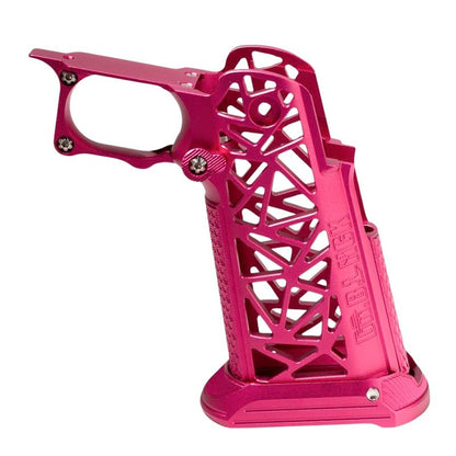 Dr. Black 東京マルイ ハイキャパ GBB アルミグリップ (タイプA、マゼンタ)-AIRSOFT GOGO エアガン・サバゲー用品通販
