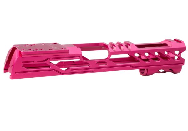 Dr. Black 東京マルイ ハイキャパ5.1 GBB オプティクスレディGBBスライド タイプY (アルミ、マゼンタ)-AIRSOFT GOGO エアガン・サバゲー用品通販