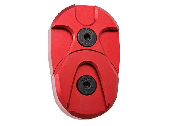 Dr. Black AEG用フォールディングストックアダプターー（CNC 6063アルミニウム / アルミ、赤）-AIRSOFT GOGO エアガン・サバゲー用品通販