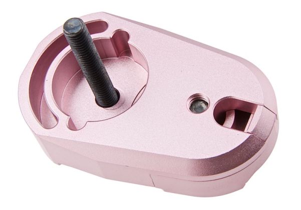 Dr. Black AEG用フォールディングストックアダプターー（CNC 6063アルミニウム / アルミ、ピンク）-AIRSOFT GOGO エアガン・サバゲー用品通販