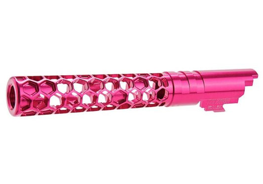 Dr. Black Hi-Capa 5.1 GBB アウターバレル (タイプ -Favos、6063 アルミニウム / アルミ、マゼンタ)-AIRSOFT GOGO エアガン・サバゲー用品通販