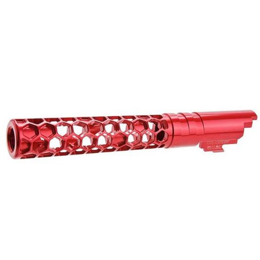 DR. BLACK HI-CAPA 5.1 GBB アウターバレル (タイプ -FAVOS、6063 アルミニウム、レッド)-AIRSOFT GOGO エアガン・サバゲー用品通販