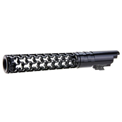 DR. BLACK HI-CAPA 5.1 GBB アウターバレル (タイプ -GEOM、6063 アルミニウム、ブラック)-AIRSOFT GOGO エアガン・サバゲー用品通販