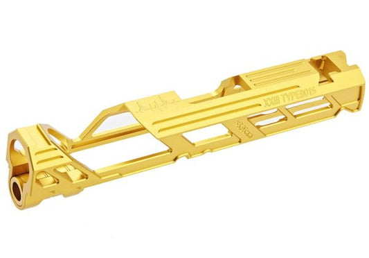 Dr. Black Tokyo Marui ハイキャパ 4.3 GBB GBBスライド (タイプ901S、アルミニウム / アルミ、金(きん))-AIRSOFT GOGO エアガン・サバゲー用品通販