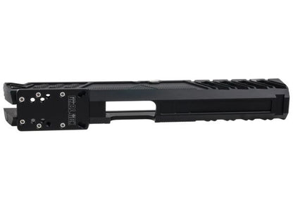 Dr. Black Tokyo Marui ハイキャパ 5.1 GBB GBBスライド (タイプ 'W'、アルミニウム / アルミ、ブラック)-AIRSOFT GOGO エアガン・サバゲー用品通販