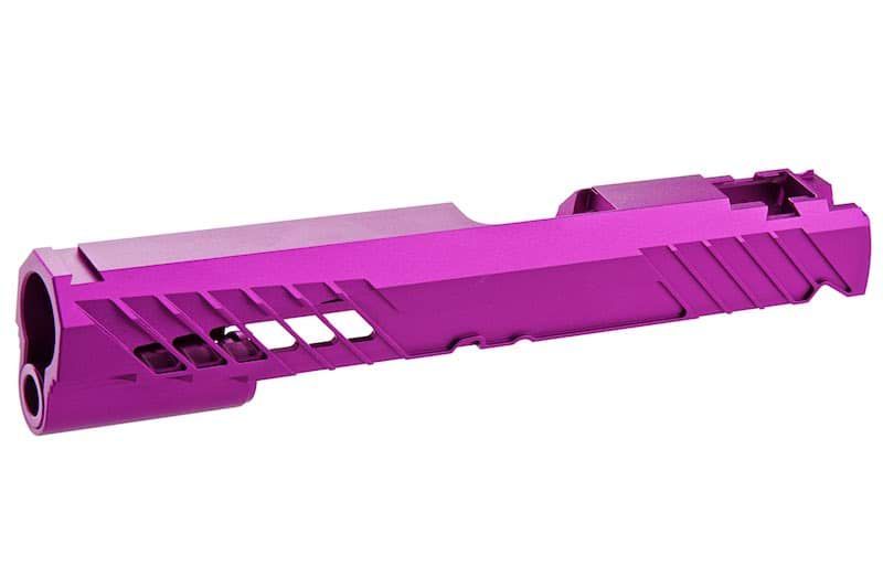 Dr. Black Tokyo Marui ハイキャパ 5.1 GBB GBBスライド (タイプ300R、アルミニウム / アルミ、紫、V2)-AIRSOFT GOGO エアガン・サバゲー用品通販