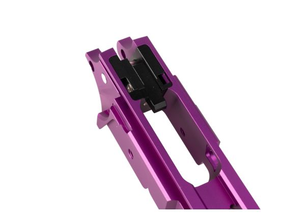 Dr. Black Tokyo Marui ハイキャパ 5.1 GBB フレーム (スタイル 05、CNC アルミニウム / アルミ、紫)-AIRSOFT GOGO エアガン・サバゲー用品通販