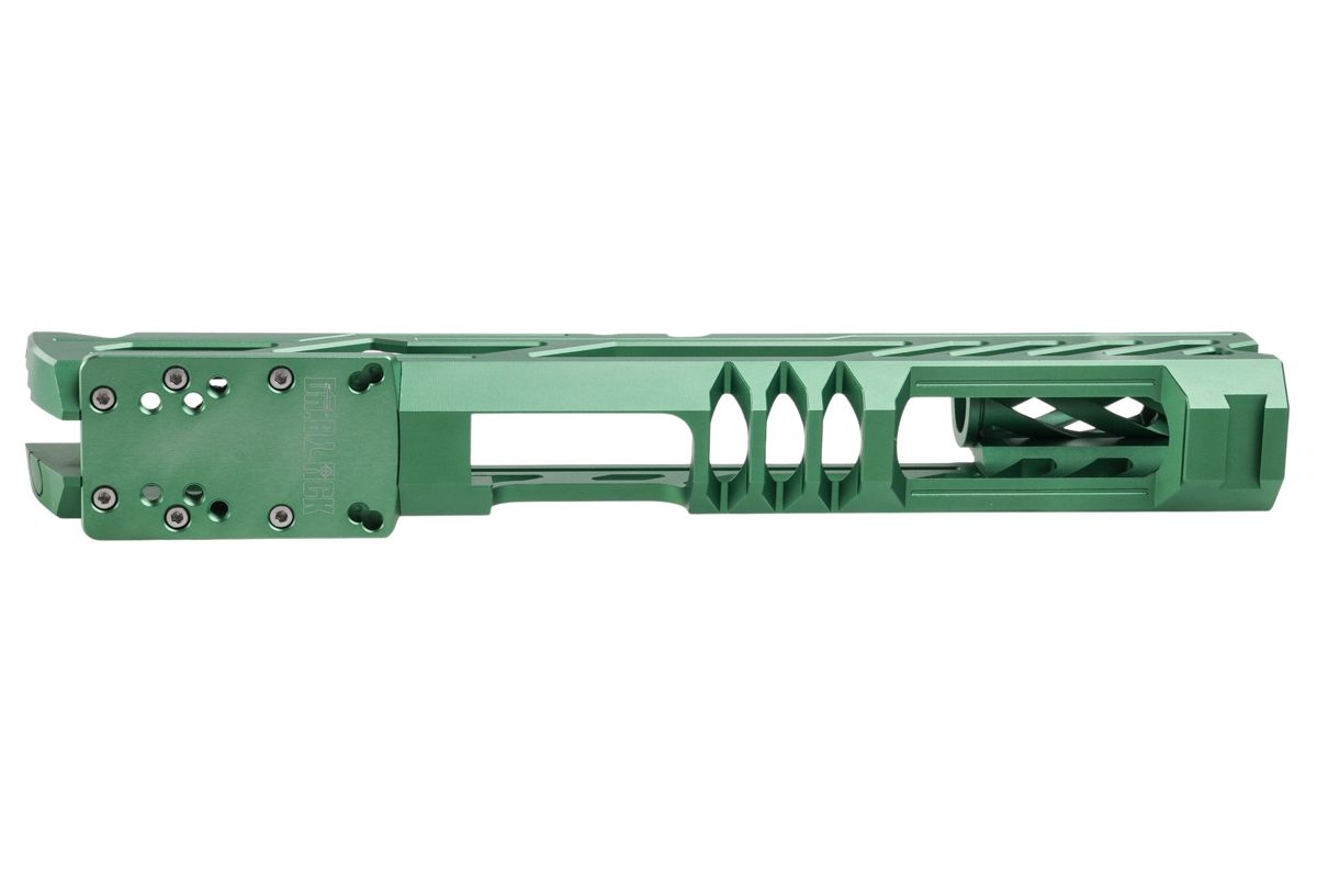 Dr. Black Tokyo Marui ハイキャパ 5.1 GBB オプティクス レディGBBスライド タイプY (アルミニウム / アルミ、グリーン)-AIRSOFT GOGO エアガン・サバゲー用品通販