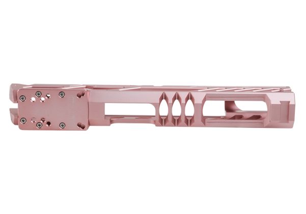 Dr. Black Tokyo Marui ハイキャパ 5.1 GBB オプティクス レディGBBスライド タイプY (アルミニウム / アルミ、ピンク)-AIRSOFT GOGO エアガン・サバゲー用品通販