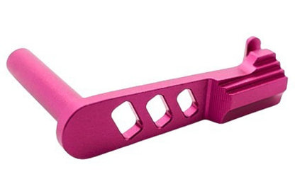 Dr. Black Tokyo Marui ハイキャパ GBB アルミGBBスライドストップ (タイプA、マゼンタ)-AIRSOFT GOGO エアガン・サバゲー用品通販