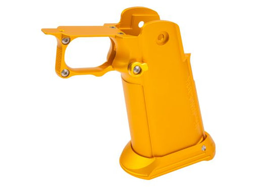 Dr. Black Tokyo Marui ハイキャパ GBB アルミグリップ (タイプ CLEAN、金(きん))-AIRSOFT GOGO エアガン・サバゲー用品通販