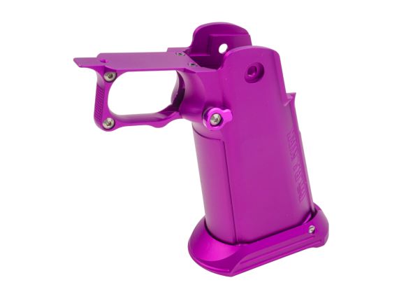 Dr. Black Tokyo Marui ハイキャパ GBB アルミグリップ (タイプ CLEAN、紫)-AIRSOFT GOGO エアガン・サバゲー用品通販