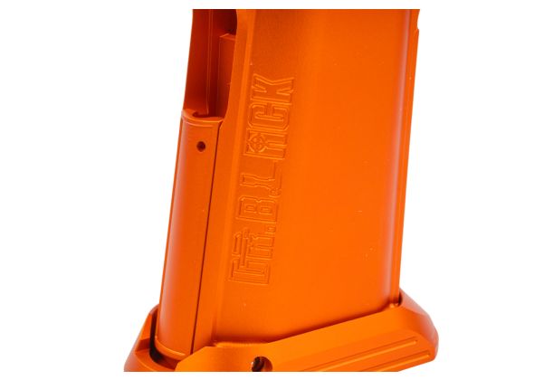 Dr. Black Tokyo Marui ハイキャパ GBB アルミグリップ (タイプ CLEAN、オレンジ)-AIRSOFT GOGO エアガン・サバゲー用品通販