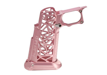 Dr. Black Tokyo Marui ハイキャパ GBB アルミグリップ (タイプA・ピンク)-AIRSOFT GOGO エアガン・サバゲー用品通販
