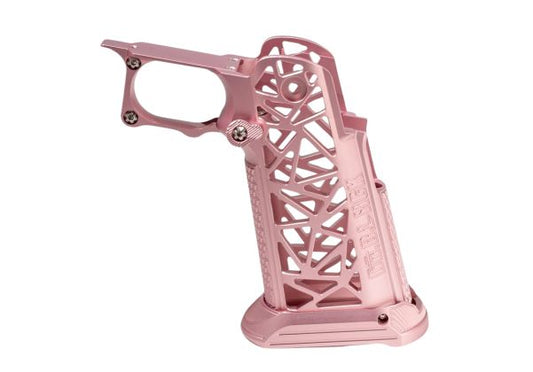 Dr. Black Tokyo Marui ハイキャパ GBB アルミグリップ (タイプA・ピンク)-AIRSOFT GOGO エアガン・サバゲー用品通販
