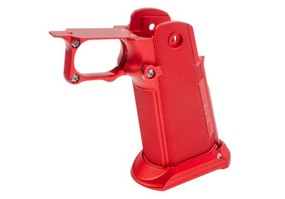 Dr. Black Tokyo Marui ハイキャパ GBB アルミグリップ (タイプB、赤)-AIRSOFT GOGO エアガン・サバゲー用品通販