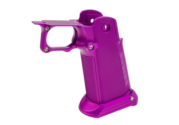 Dr. Black Tokyo Marui ハイキャパ GBB アルミグリップ (タイプB、紫)-AIRSOFT GOGO エアガン・サバゲー用品通販