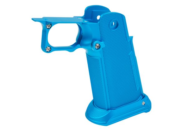 Dr. Black Tokyo Marui ハイキャパ GBB アルミグリップ (タイプB、アクア)-AIRSOFT GOGO エアガン・サバゲー用品通販