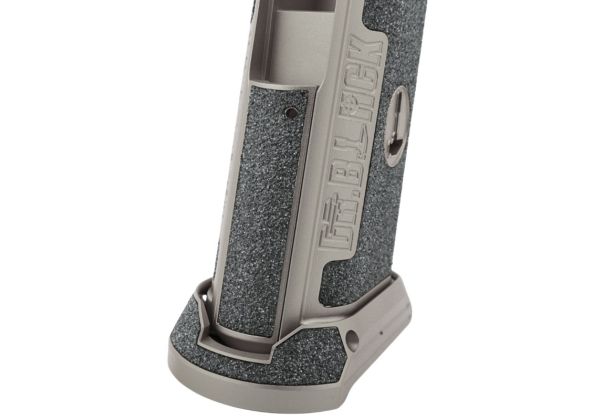 Dr. Black Tokyo Marui ハイキャパ GBB アルミグリップ (タイプC、グレー)-AIRSOFT GOGO エアガン・サバゲー用品通販