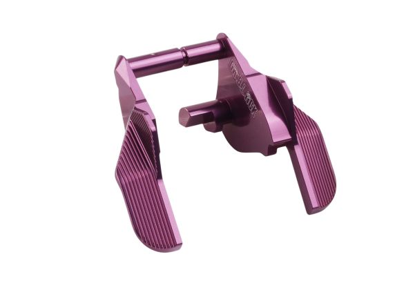 Dr. Black Tokyo Marui ハイキャパ GBB アルミサムセフティ (タイプB、紫)-AIRSOFT GOGO エアガン・サバゲー用品通販