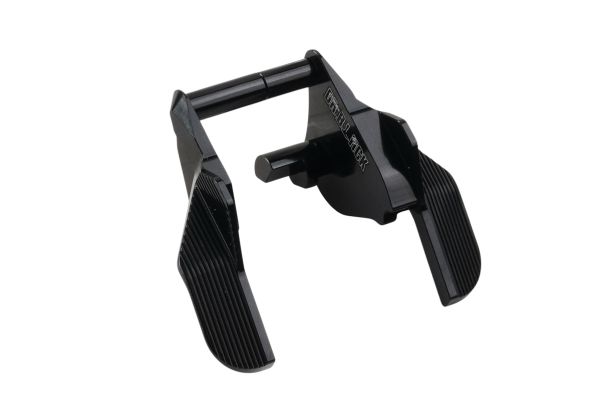 Dr. Black Tokyo Marui ハイキャパ GBB アルミサムセフティ (タイプB、ブラック)-AIRSOFT GOGO エアガン・サバゲー用品通販