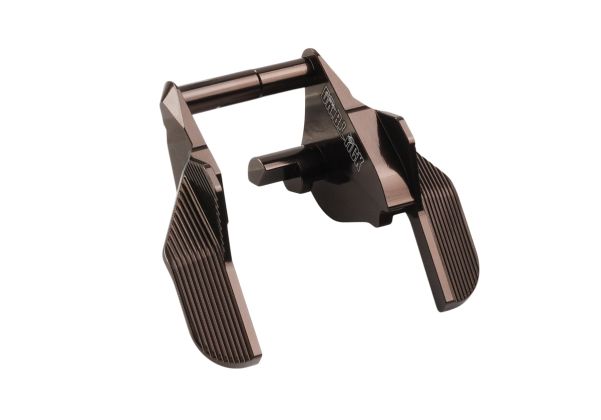 Dr. Black Tokyo Marui ハイキャパ GBB アルミサムセフティ (タイプB、タン)-AIRSOFT GOGO エアガン・サバゲー用品通販