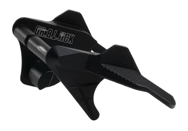 Dr. Black Tokyo Marui ハイキャパ GBB アルミサムセフティ (タイプC、ブラック)-AIRSOFT GOGO エアガン・サバゲー用品通販