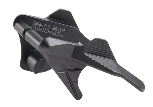Dr. Black Tokyo Marui ハイキャパ GBB アルミサムセフティ (タイプC、グレー)-AIRSOFT GOGO エアガン・サバゲー用品通販