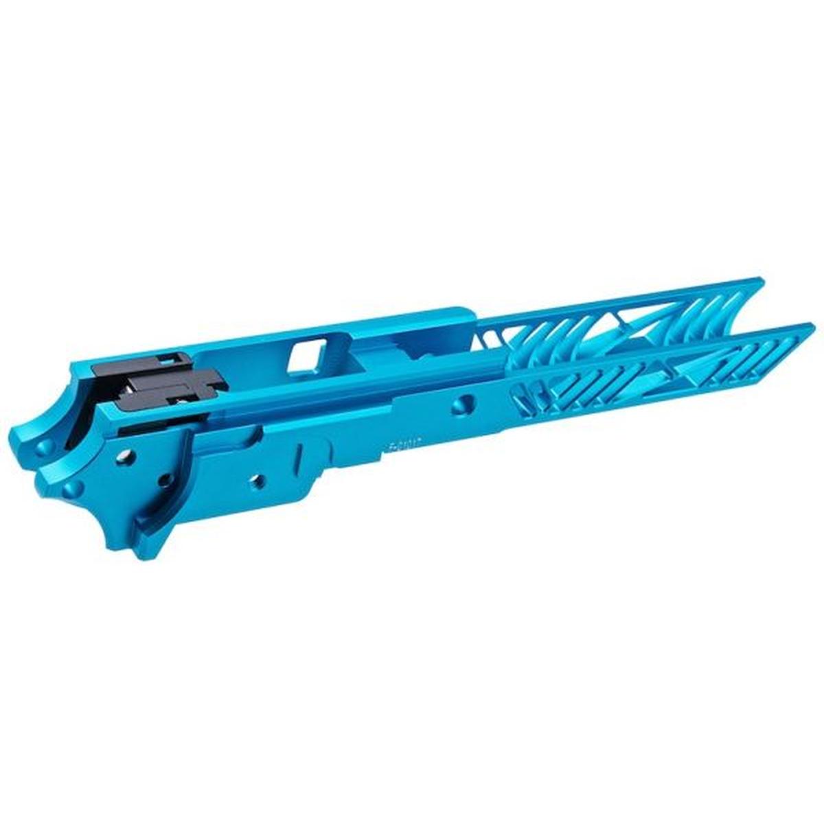 Dr. Black Tokyo Marui ハイキャパ GBB フレーム (CNC アルミニウム、4.3 インチ、タイプ 1) - アクア-AIRSOFT GOGO エアガン・サバゲー用品通販