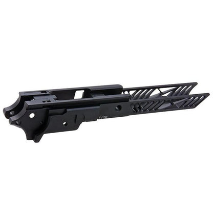 Dr. Black Tokyo Marui ハイキャパ GBB フレーム (CNC アルミニウム、4.3 インチ、タイプ 1) - ブラック-AIRSOFT GOGO エアガン・サバゲー用品通販