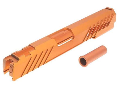 Dr. Black Tokyo Marui ハイキャパ5.1 GBB GBBスライド (タイプ300R、アルミ、オレンジ)-AIRSOFT GOGO エアガン・サバゲー用品通販