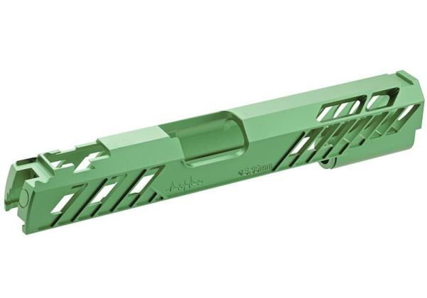 Dr. Black Tokyo Marui ハイキャパ5.1 GBB GBBスライド (タイプ505、アルミ、グリーン)-AIRSOFT GOGO エアガン・サバゲー用品通販