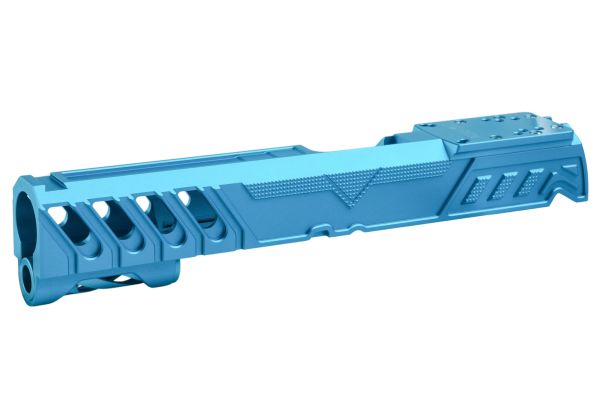 Dr. Black Tokyo Marui ハイキャパ5.1 GBB GBBスライド (タイプ「W」、アルミ、アクア)-AIRSOFT GOGO エアガン・サバゲー用品通販