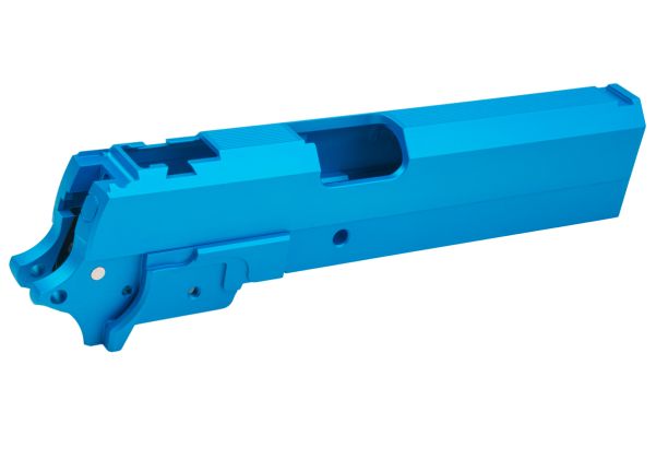 Dr. Black Tokyo Marui ハイキャパ5.1 GBB GBBスライド＆フレームキット (タイプ CLEAN、アルミ、アクア)-AIRSOFT GOGO エアガン・サバゲー用品通販