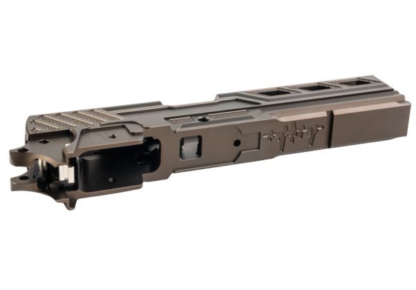 Dr. Black Tokyo Marui ハイキャパ5.1 GBB GBBスライド&フレームキット (タイプZ、アルミ、タン)-AIRSOFT GOGO エアガン・サバゲー用品通販