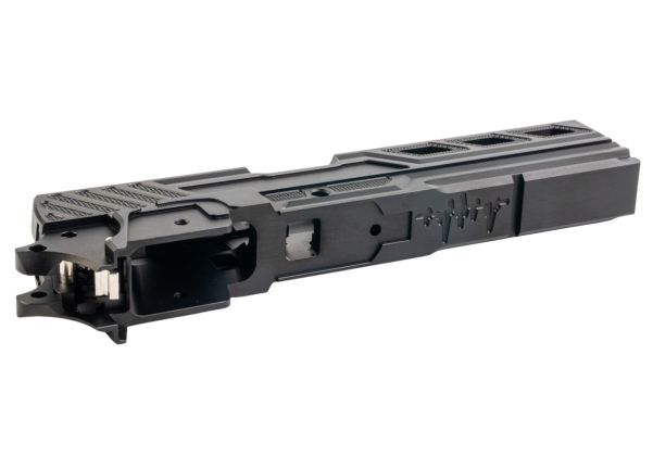 Dr. Black Tokyo Marui ハイキャパ5.1 GBB GBBスライド＆フレームキット（タイプZ、アルミ製、ブラック）-AIRSOFT GOGO エアガン・サバゲー用品通販