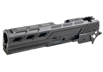 Dr. Black Tokyo Marui ハイキャパ5.1 GBB GBBスライド＆フレームキット（タイプZ、アルミ製、ブラック）-AIRSOFT GOGO エアガン・サバゲー用品通販