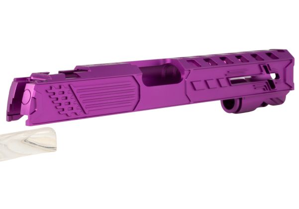 Dr. Black Tokyo Marui ハイキャパ5.1 GBB 'ロイヤル' GBBスライド (アルミ、紫)-AIRSOFT GOGO エアガン・サバゲー用品通販