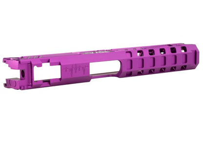 Dr. Black Tokyo Marui ハイキャパ5.1 GBB 'ロイヤル' GBBスライド (アルミ、紫)-AIRSOFT GOGO エアガン・サバゲー用品通販