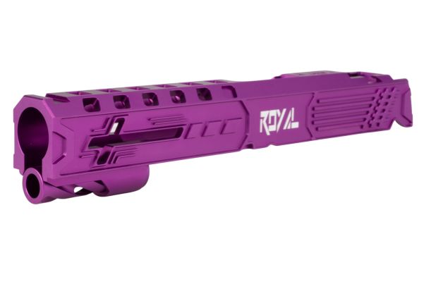 Dr. Black Tokyo Marui ハイキャパ5.1 GBB 'ロイヤル' GBBスライド (アルミ、紫)-AIRSOFT GOGO エアガン・サバゲー用品通販