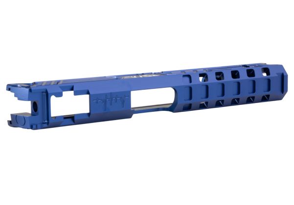 Dr. Black Tokyo Marui ハイキャパ5.1 GBB 'ロイヤル' GBBスライド (アルミ、ブルー)-AIRSOFT GOGO エアガン・サバゲー用品通販