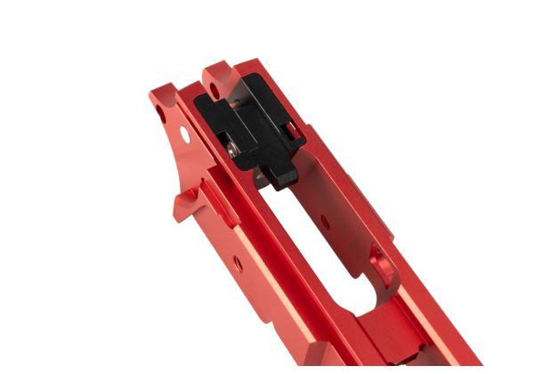 Dr. Black Tokyo Marui ハイキャパ5.1 GBBフレーム (スタイル05、CNCアルミニウム / アルミ、赤)-AIRSOFT GOGO エアガン・サバゲー用品通販