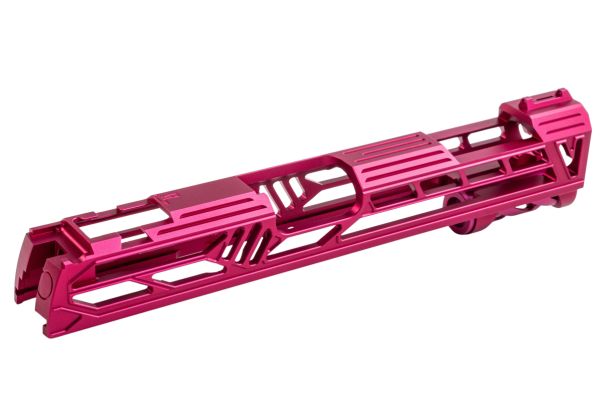 Dr. Black Tokyo Marui HI-CAPA 5.1 GBB GBBスライド (タイプ V 照光式フロントサイト付き、アルミニウム / アルミ、マゼンタ)-AIRSOFT GOGO エアガン・サバゲー用品通販