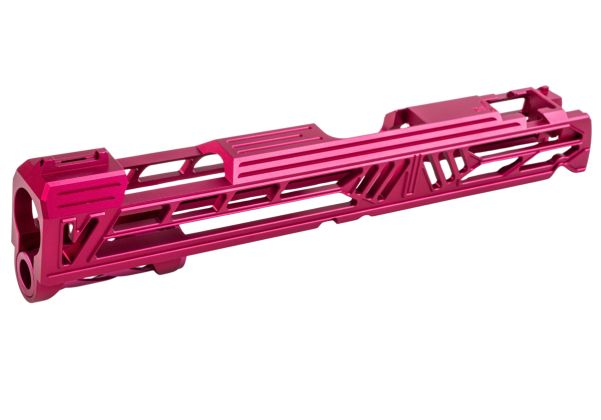 Dr. Black Tokyo Marui HI-CAPA 5.1 GBB GBBスライド (タイプ V 照光式フロントサイト付き、アルミニウム / アルミ、マゼンタ)-AIRSOFT GOGO エアガン・サバゲー用品通販